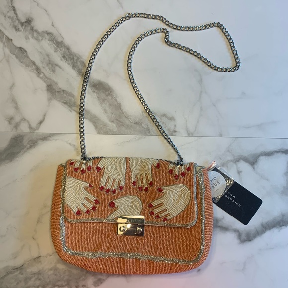 Zara Handbags - Zara Handmade Beaded Purse